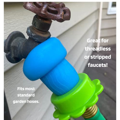 Rinseroo: 5 Foot Slip-on, Handheld Showerhead Attachment Hose for Sink and Shower. No Installation, Detachable Shower Head Sprayer. Fits Faucets Up To 6" Wide. Not For Tubs.