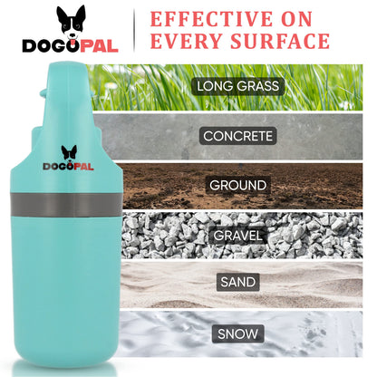 DOGOPAL 360 Pooper Scooper – Dog Pooper Scooper with Built-in Poop Bag Dispenser – Portable and Lightweight – Claw Poop Scooper for Dogs – Poop Picker Upper Tool for Small, Medium and Large Dogs