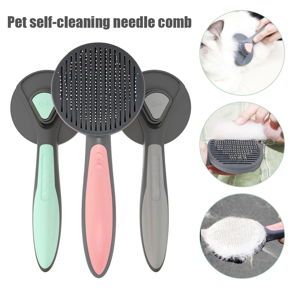 Auto Hair Removal Pet Brush