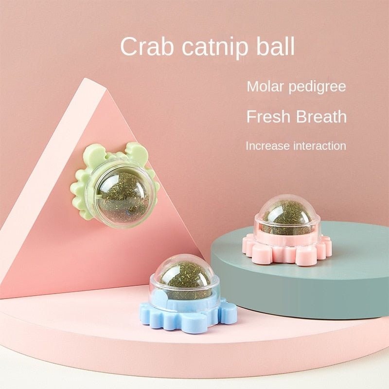 Crab Catnip Ball Toy